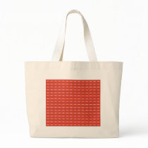 red pattern on a bag