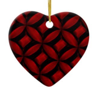 Red Pattern Ornament