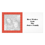 Red Pattern photo cards