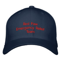 Red Paw Response Hat Baseball Cap