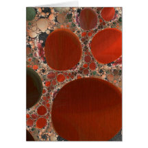 Red Pebbles Greeting Card