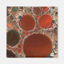 Red Pebbles Magnet