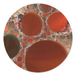 Red Pebbles Stickers