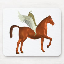 Red Pegasus Mousepad