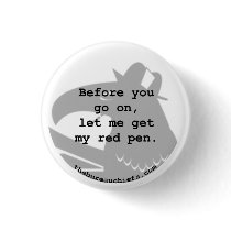 Red Pen 1.25" Button