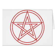 Red Pentacle Cards