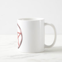 Red Pentagram Coffee Mugs