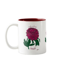 Red Peony for Steph Coffee Mugs