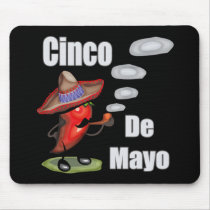Red Pepper Cinco de Mayo T-shirts and Gifts mousepads