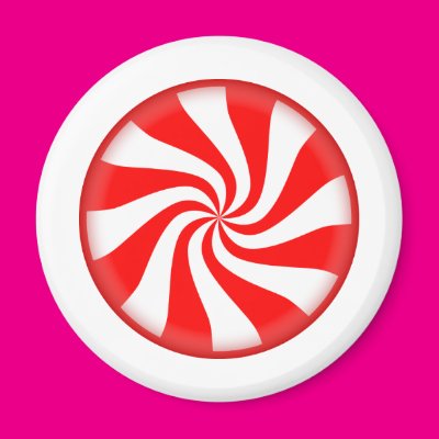 Red Peppermint Candy Refrigerator Magnet Zazzle_magnet