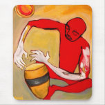 red percussionist mousepads