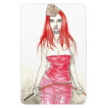 Red Phoenix Rising Premium Flexi Magnet