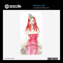 Red Phoenix Rising Zazzle Skin skins
