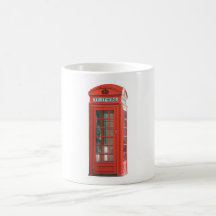 Red Phone Booth Mugs