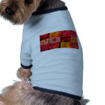 Red Photography Collage Pet Shirt