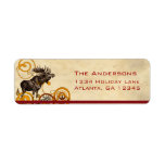 Red Pine Moose Trees Return Address Return Address Label