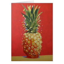 Red Pineapple Greeting Card / Invitation cards