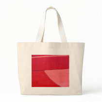 Red & Pink Abstract on a Shopping Bag