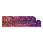 Red Pink and Purple Sparkle Diva Glitter Design Bumper Sticker