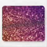 Red Pink and Purple Sparkle Diva Glitter Design Mouse Pads