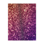 Red Pink and Purple Sparkle Diva Glitter Design Postcard
