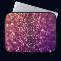 Red Pink and Purple Sparkle Glitter Electronics Sl laptop sleeves