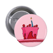 Red & Pink Cake buttons