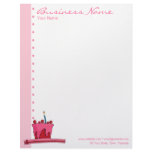 Red &amp; Pink Cake pink Letterhead