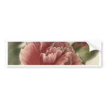 Red-Pink Carnations 1 Rustic bumper stickers