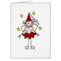 Red/Pink Fairy Princess Card by stick_figures Red/Pink Fairy Princess Card