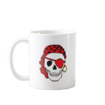 Red Pirate Mug mugs