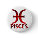 Red Pisces Horoscope Symbol buttons by sun_signs Red Pisces Horoscope Symbol buttons