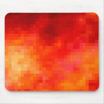 Red Pixelation mousepads