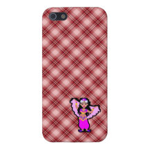 Red Plaid Belly Dancer iPhone 5 Cases