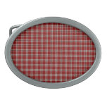 red plaid belt buckle