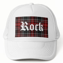 Red Plaid Cap hats by Diva380 Red Plaid Cap hats