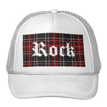 Red Plaid Cap Trucker Hat