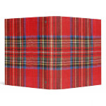 Red Plaid Flannel binders