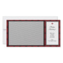 Red Plaid Happy Holidays Photo Card photo cards