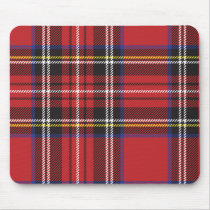 Red Plaid Mousepad