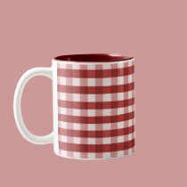 Red Plaid mugs
