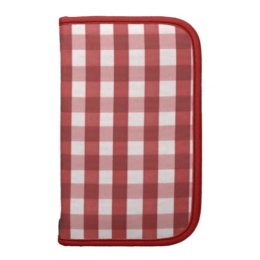 Red Plaid Planners