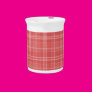 Red Plaid Tablecoth Pattern Beverage Pitchers Red Plaid Tablecoth Pattern Beverage Pitchers