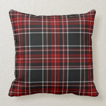 Red Plaid Tartan Pillow pillows
