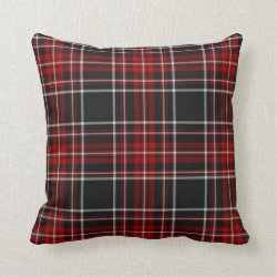 Red Plaid Tartan Pillow
