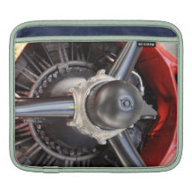 Red plane motor Sleeve iPad Sleeves