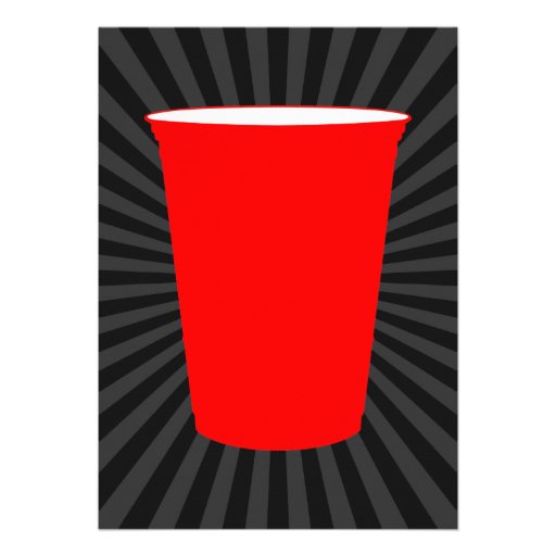 red plastic cup announcement