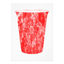 red plastic cup custom invite