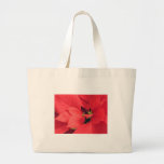 Red Poinsettia Photo Tote Bag Tote Bags