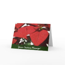 Red Poinsettias 2 cards
